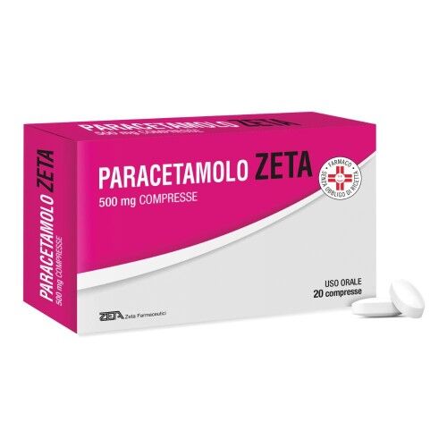 Zeta farmaceutici PARACETAMOLO ZETA 20CPR 500MG