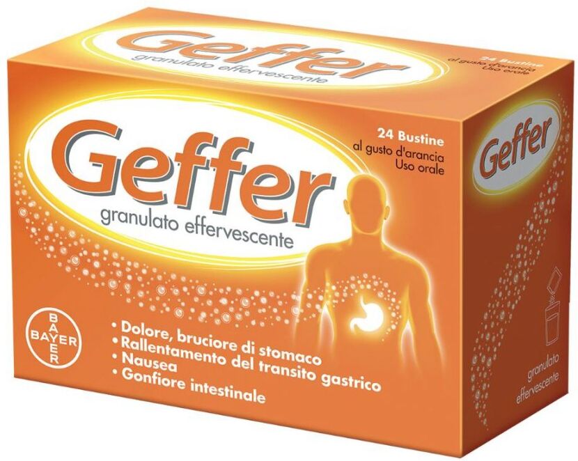 Bayer GEFFER - GRANULATO EFFERVESCENTE -24 BUSTINE 5G