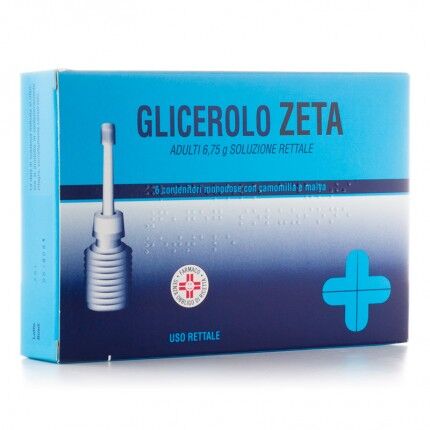 Zeta farmaceutici Glicerolo Zeta adulti 6 Microclismi soluzione rettale 6,75g