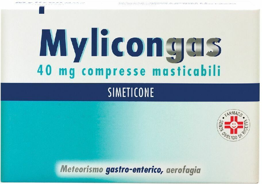 Johnson and Johnson Mylicongas 40 mg 50 Compresse Masticabili