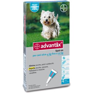 Bayer Advantix spot-on 4 pipette 1 ml (4-10 kg)