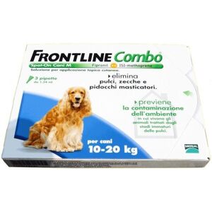 Merial Frontline combo antiparassitario per cani da 10-20kg (3 pipette)