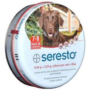 Bayer Seresto Collare Antiparassitario per cani sopra 8 kg 70cm