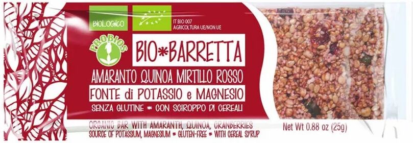 Barretta Amaranto, Quinoa, Mirtillo rosso