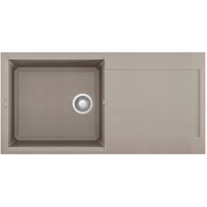 Elleci Lavello Incasso 1 vasca 100x50 Easy 480 Granitek Grigio Tortora LGY48043