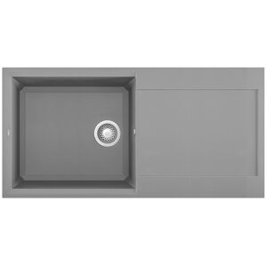 Elleci Lavello Incasso 1 vasca 100x50 Easy 480 Granitek Grigio Cemento LGY48048