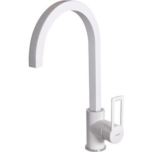 Elleci Rubinetto Miscelatore Cucina Bridge Granitek Bianco MGKBRI68