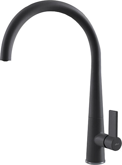 Elleci Rubinetto Miscelatore Cucina Athena Granitek Nero Full Black MGKATH40