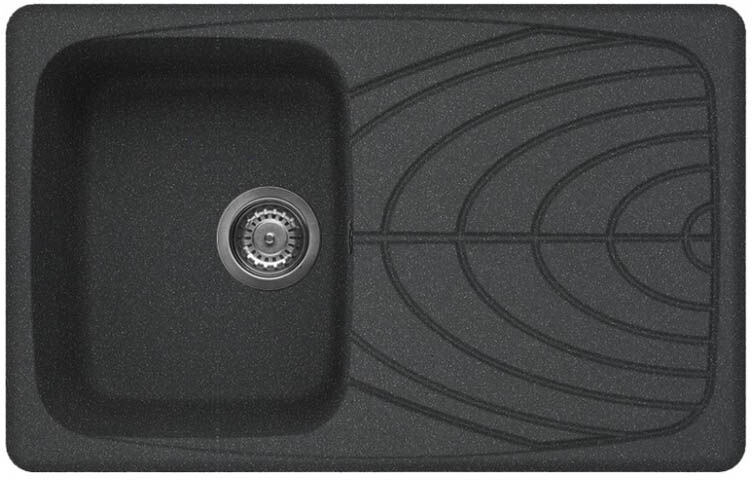 Elleci Lavello Incasso 1 vasca 79x50 Master 300 Granitek Nero Pietra LGM30054 Elleci Lavello Incasso 1 vasca 79x50 Master 300 Granitek Nero Pietra LGM30054