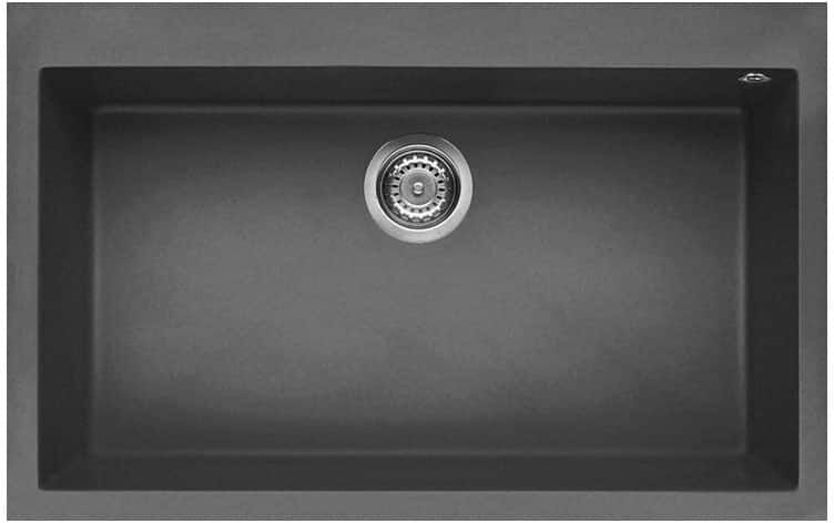 Elleci Lavello Incasso 1 vasca 79x50 Quadra 130 Keratek Plus Grigio Dark Grey LKQ13099 Elleci Lavello Incasso 1 vasca 79x50 Quadra 130 Keratek Plus Grigio Dark Grey LKQ13099