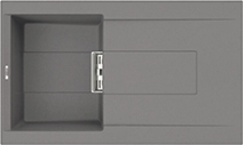 Elleci Lavello Incasso 1 vasca 86x51,5 Smart 400 Keratek Plus Grigio Light Grey LKI40097SMT