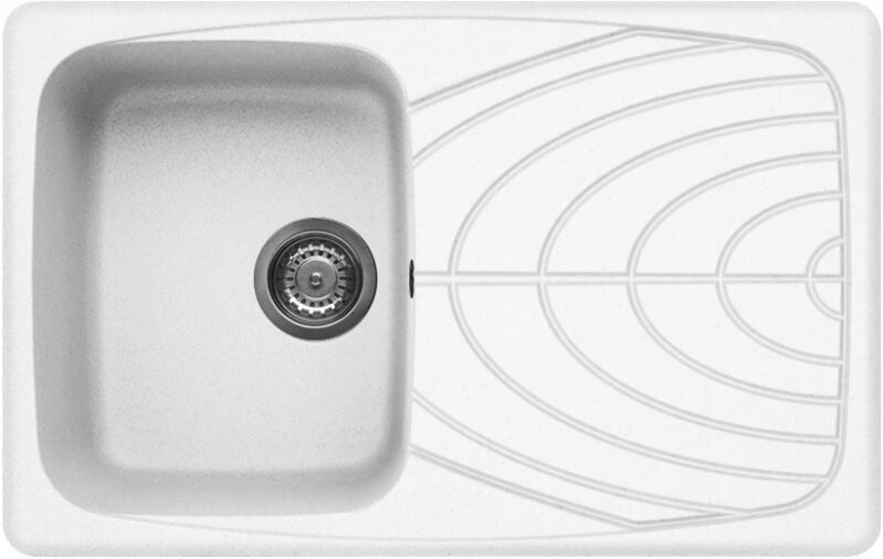 Elleci Lavello Incasso 1 vasca 79x50 Master 300 Granitek Bianco LGM30068 Elleci Lavello Incasso 1 vasca 79x50 Master 300 Granitek Bianco LGM30068