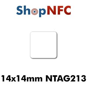 Tag NFC NTAG213 14x14mm adesivi