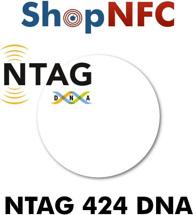 Tag NFC NTAG424 DNA 29mm adesivi