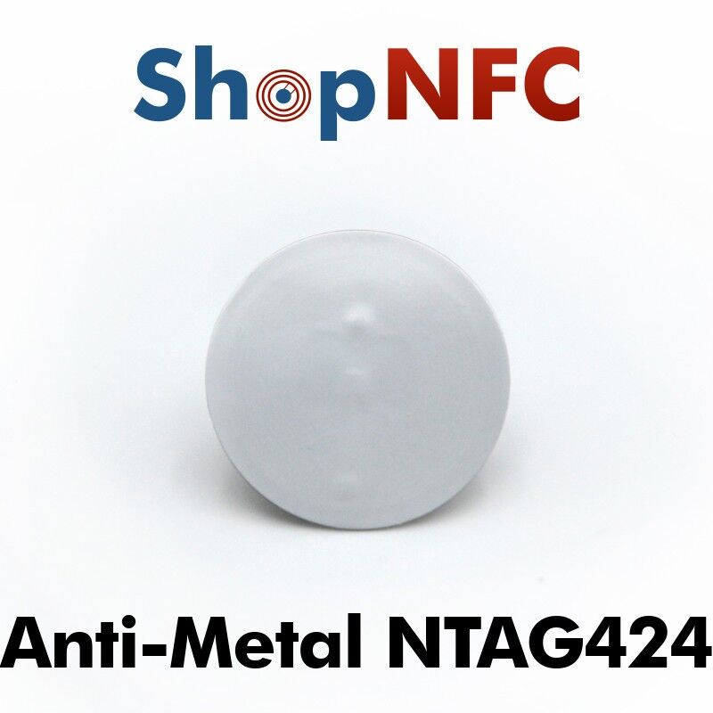 Tag NFC schermati NTAG424 DNA 29mm adesivi