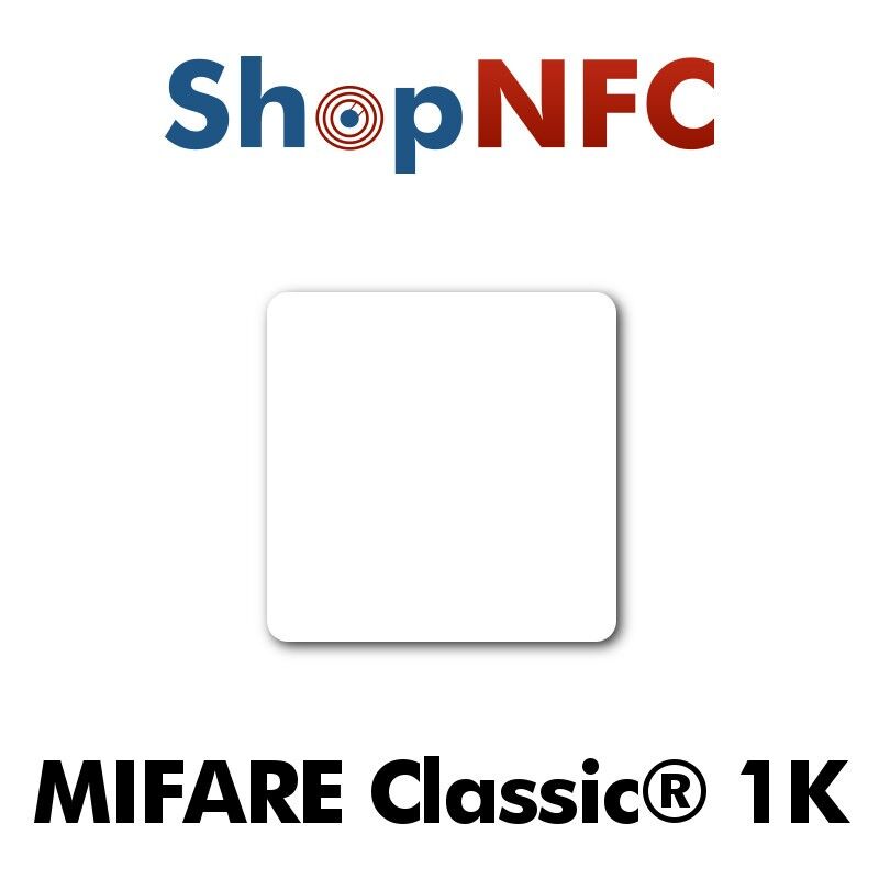 Tag NFC NXP MIFARE Classic® 1k 35x35mm adesivi