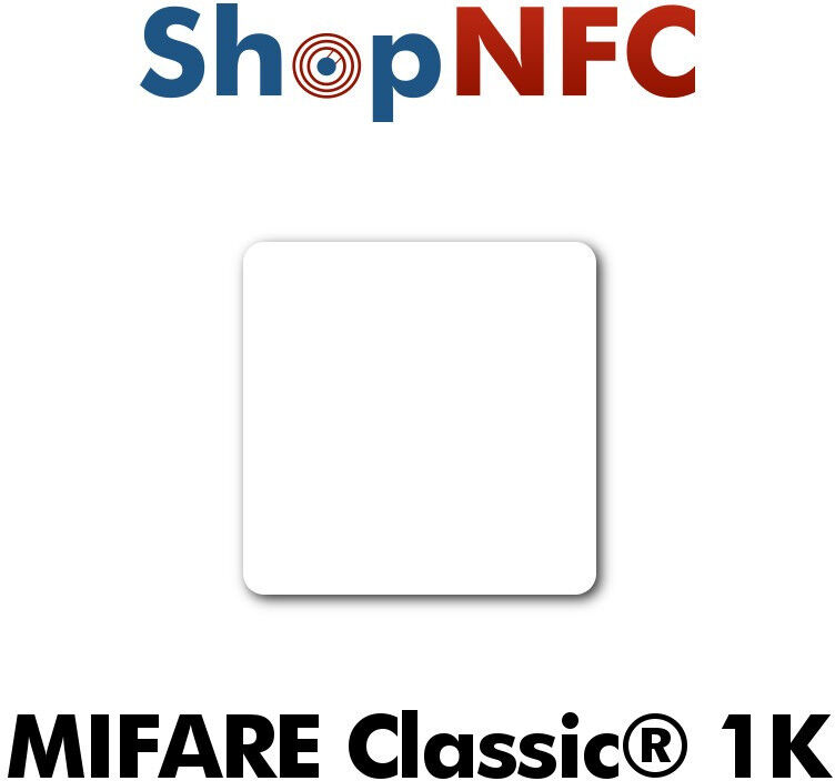 Tag NFC NXP MIFARE Classic® 1k 35x35mm adesivi Tag NFC NXP MIFARE Classic® 1k 35x35mm adesivi