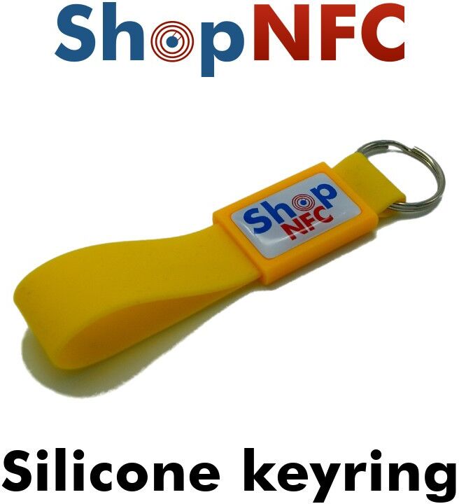Portachiavi NFC in silicone - Grafica resinata Portachiavi NFC in silicone - Grafica resinata