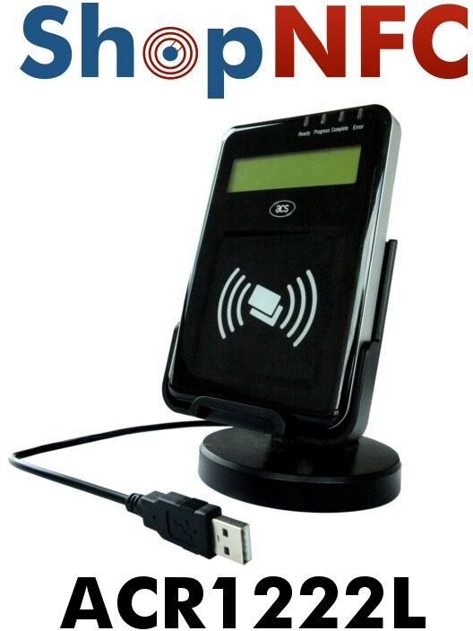 ACR1222L - NFC Reader/Writer con Display LCD