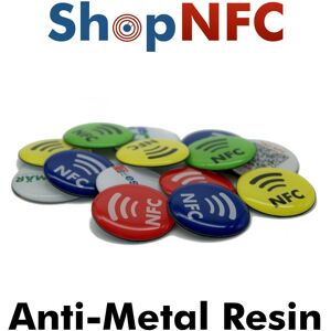 Tag NFC schermati resinati adesivi