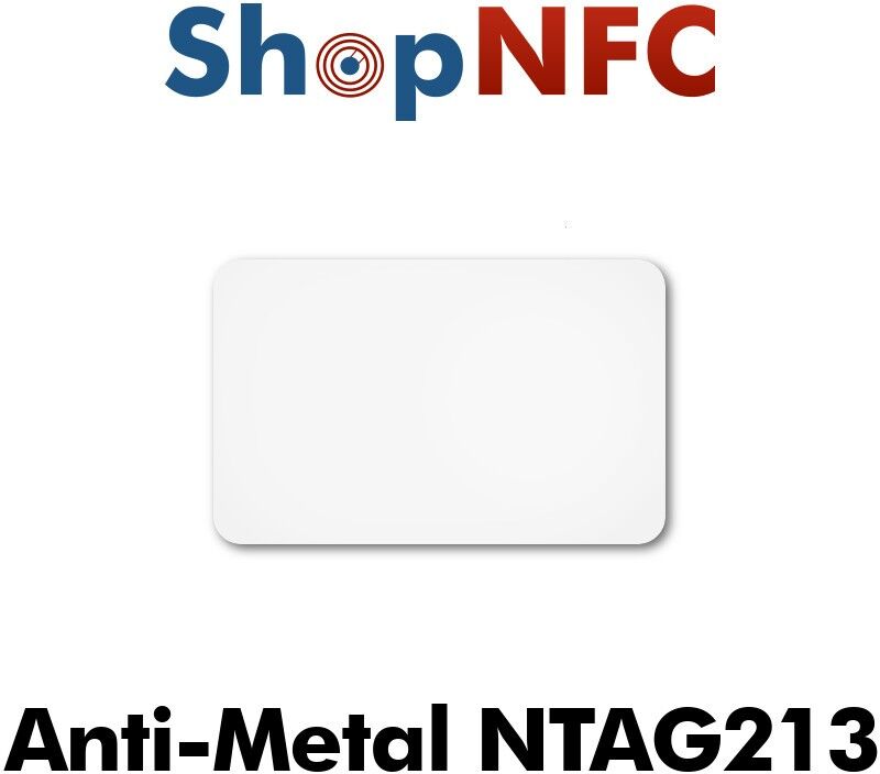 Tag NFC schermati NTAG213 adesivi 26,5x42mm