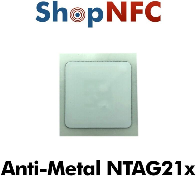 Confidex Tag NFC schermati NTAG210μ adesivi IP68 25x25mm