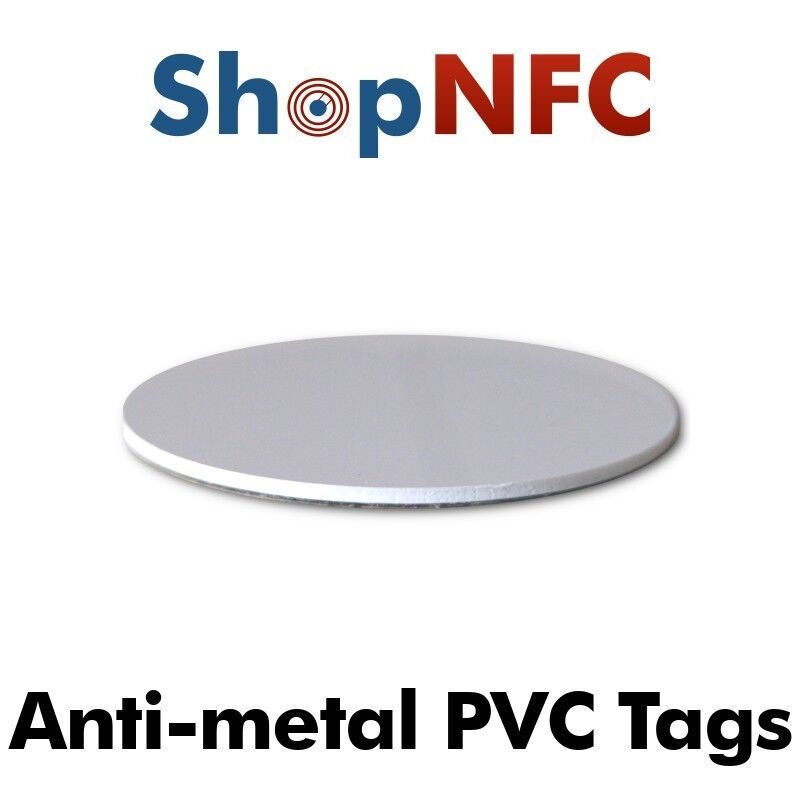 PVC Tags 125khz r/o TK4100, 25mm round, antimetal