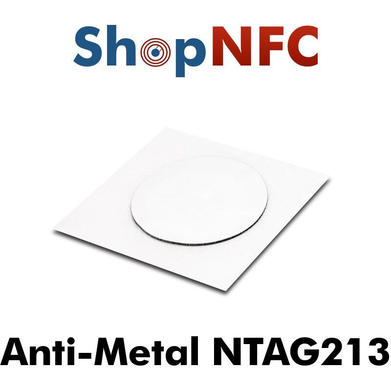 HID Global Tag NFC schermati NTAG213 rotondi adesivi IP68 30mm