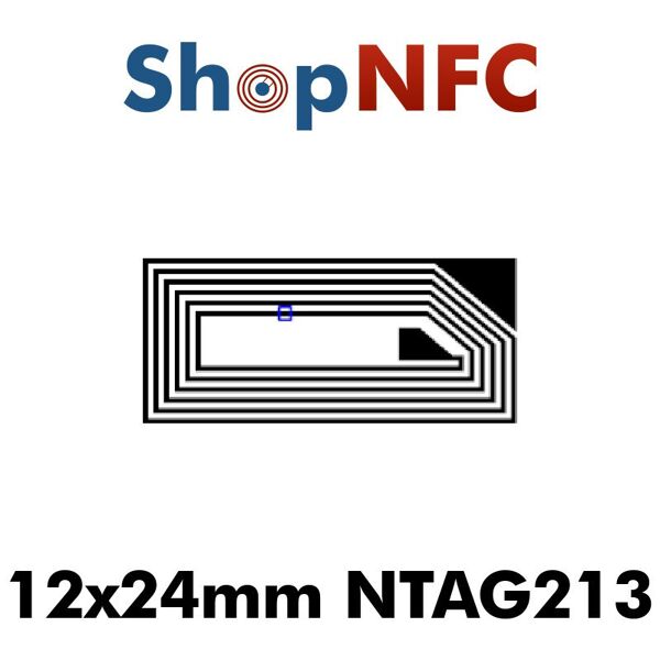 tag nfc ntag213 12x24mm adesivi