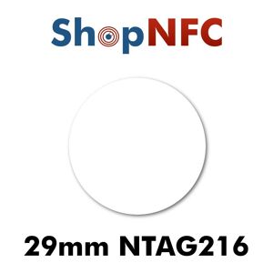 Tag NFC NTAG216 29 mm adesivi