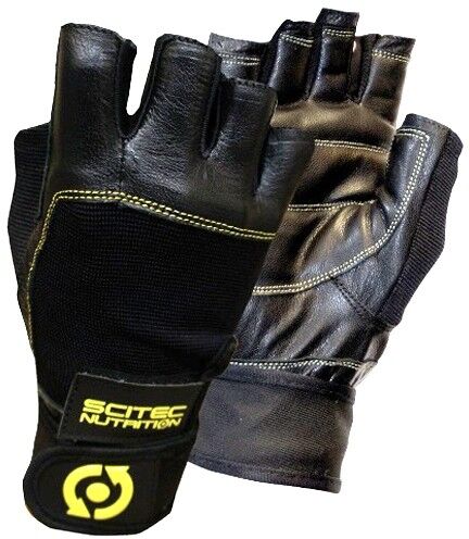 Scitec Nutrition Guanti Yellow Leather Style Scitec Nutrition Guanti Yellow Leather Style