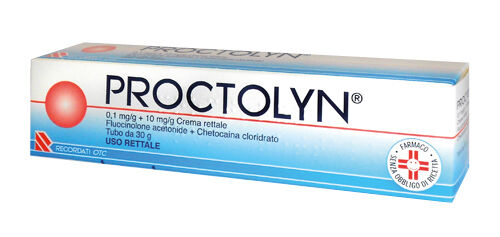 RECORDATI SPA Proctolyn*crema Rett 30 G 0,1 Mg/g + 10 Mg/g