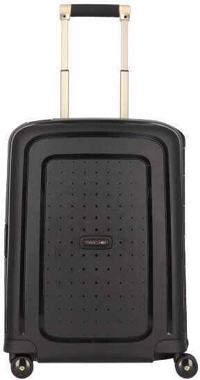 Samsonite S Cure DLX Valigia di cabina 4 ruote 55 cm black/gold deluscious Samsonite S Cure DLX Valigia di cabina 4 ruote 55 cm black/gold deluscious