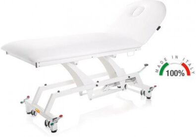 MORETTI Letto professionale per visita medica idraulico - Piano da 90 cm - CON RUOTE - MI396