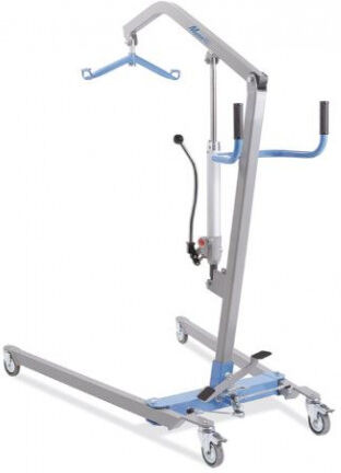 MORETTI Sollevamalati in acciaio verniciato Idraulico Pompa oleodinamica – Modello ingombro ridotto – Apertura gambe a pedale – Portata max 180 kg - RI825