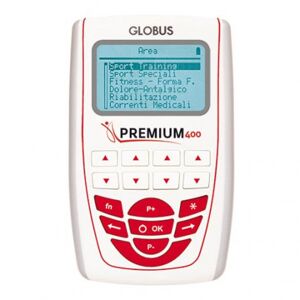 PREMIUM 400 - Globus G3551 - (4 canali) - Elettrostimolatore palmare per sportivi