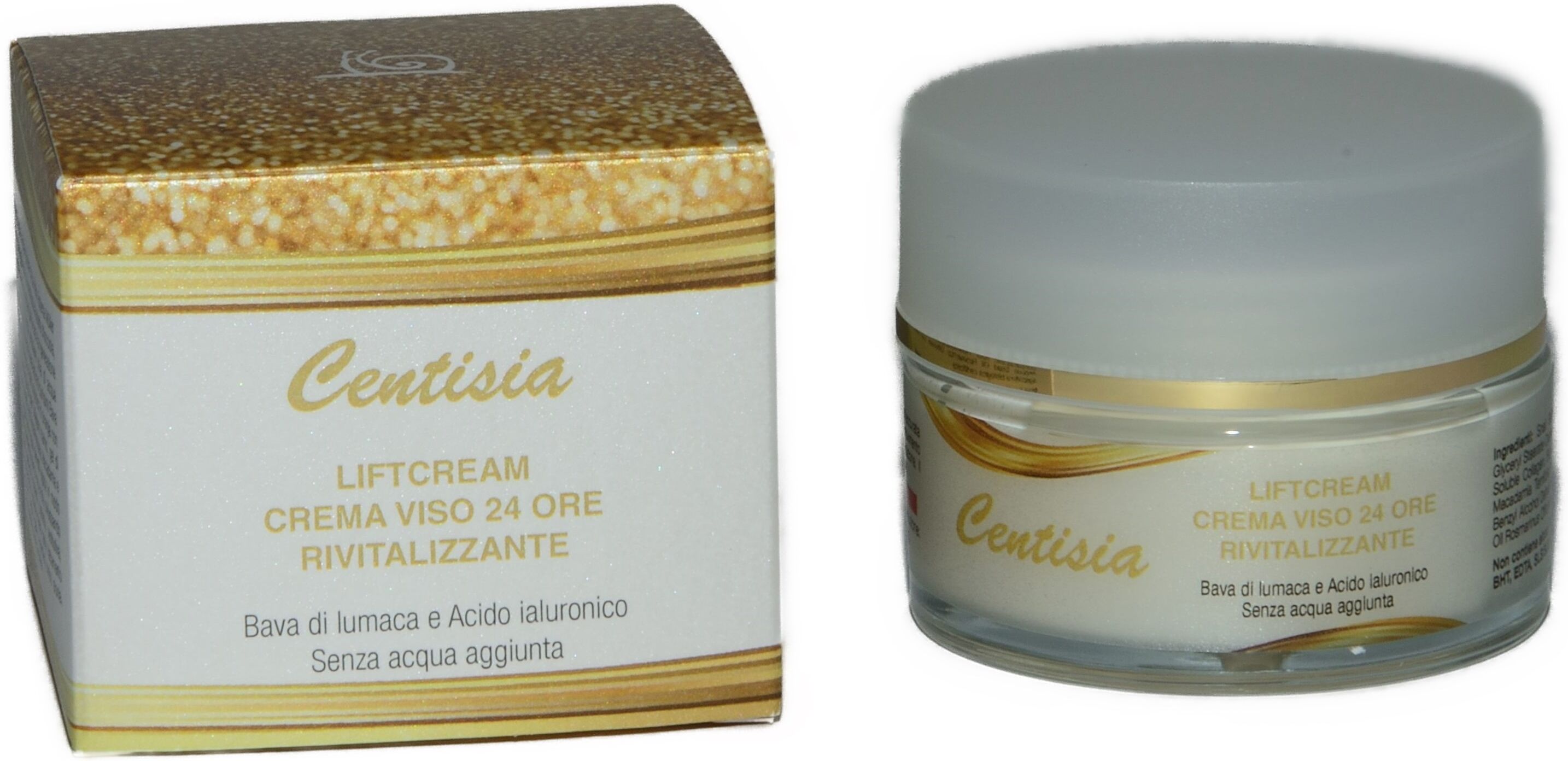 Centisia Lift Cream bava lumaca e acido ialuronico 100% 50ml