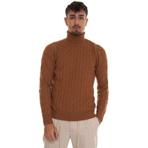 Gran Sasso Pullover collo alto Nocciola Uomo 52