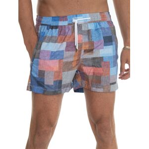 Vincenzo De Lauziers Boxer mare CAPRI Marrone-blu Uomo M