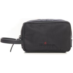 Kiton Pochette in pelle e tessuto Nero Uomo UNI