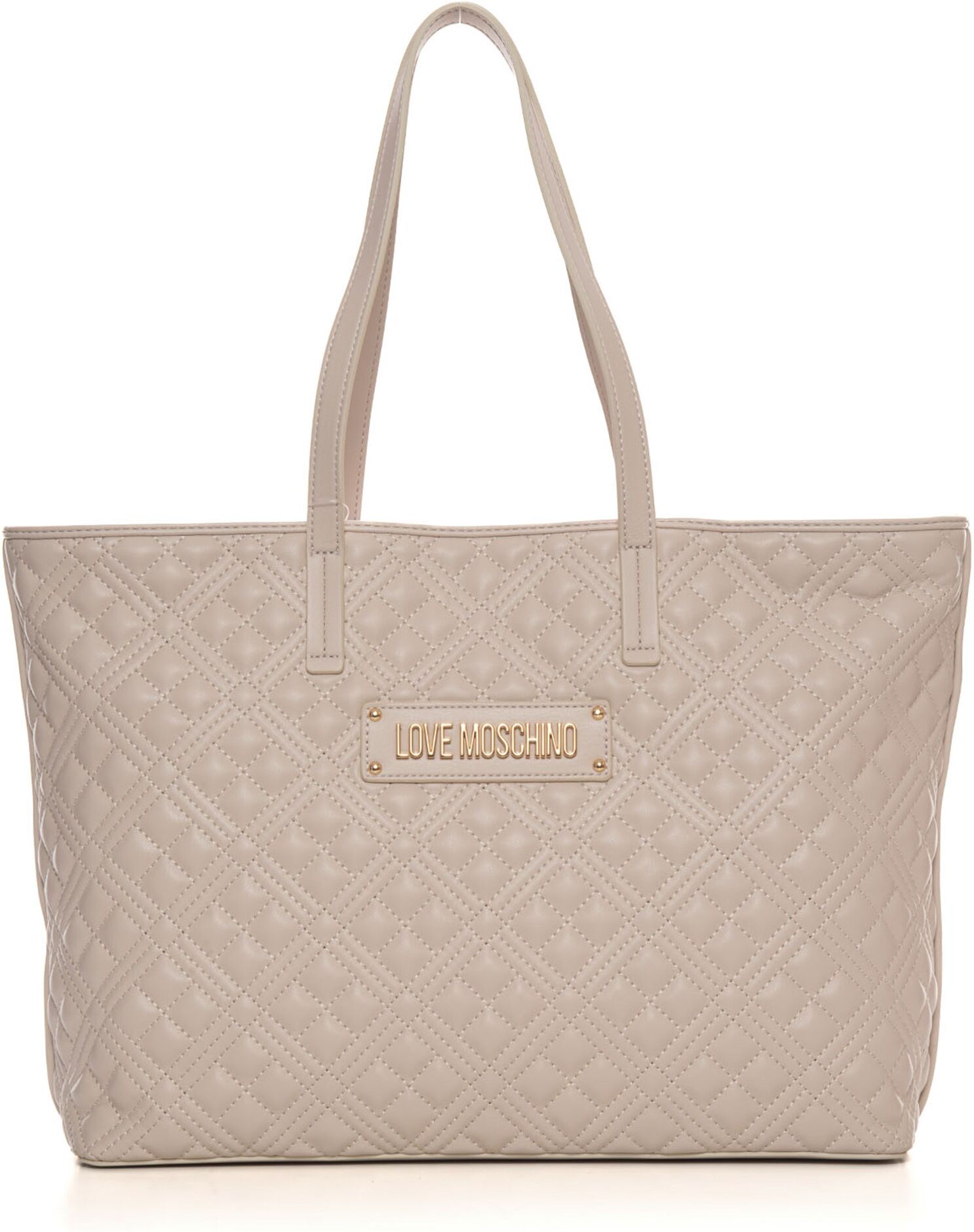 Love Moschino Borsa modello shopper Avorio Donna UNI