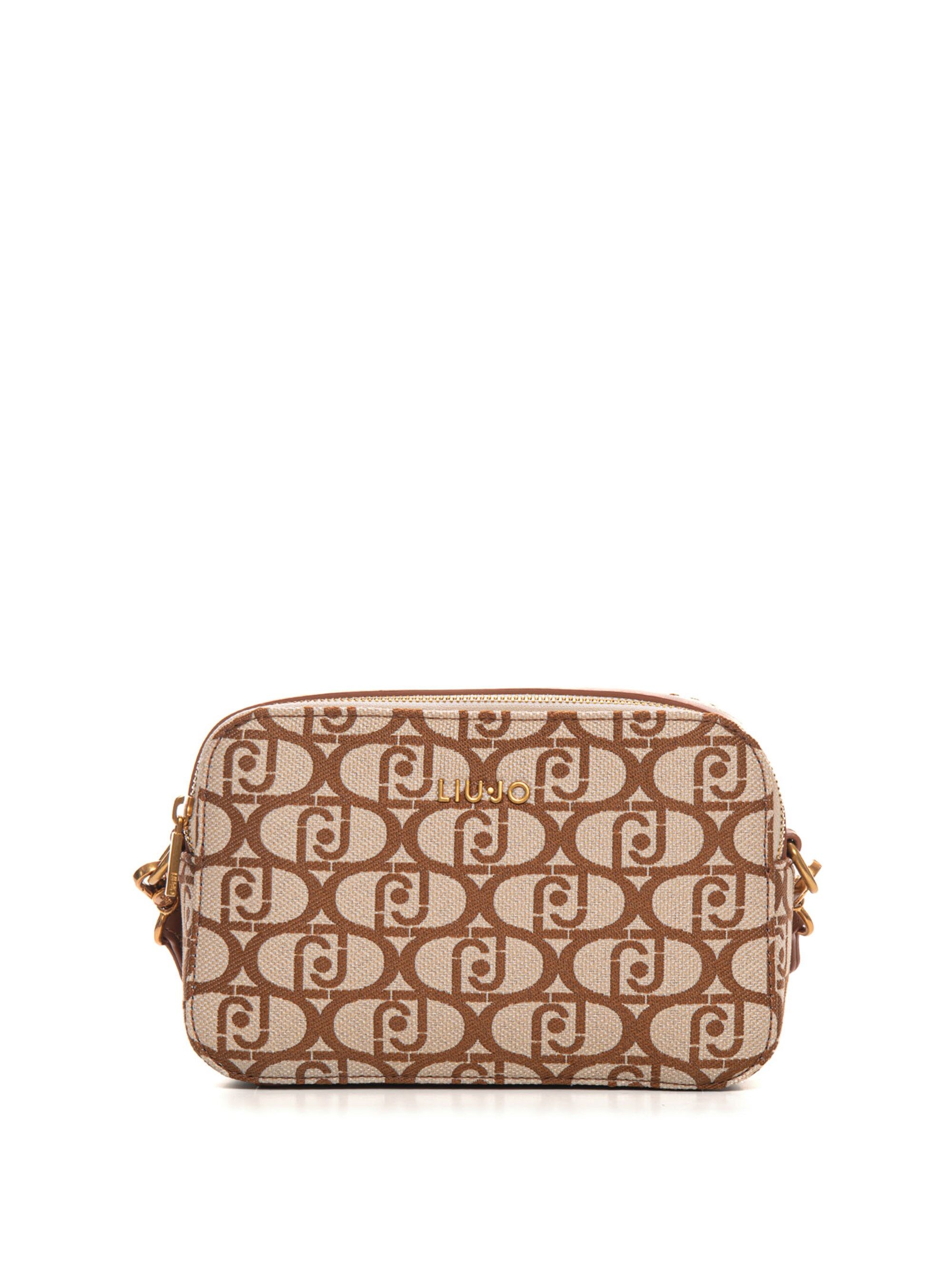 Liu Jo Borsa in tessuto Camera case Marrone-beige Donna UNI