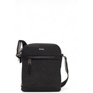Boss Borsello in pelle e tessuto HIGHWAY Grigio Uomo UNI Boss Borsello in pelle e tessuto HIGHWAY Grigio Uomo UNI