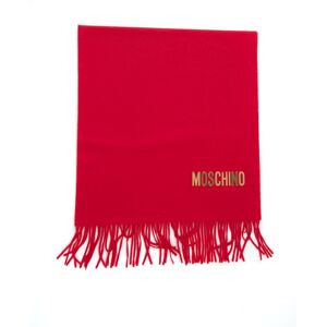 Moschino Sciarpa classica Rosso Donna UNI