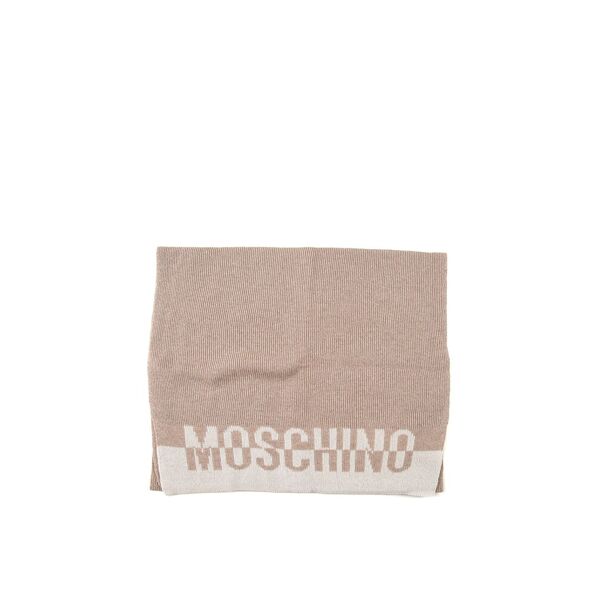 moschino sciarpa beige donna uni