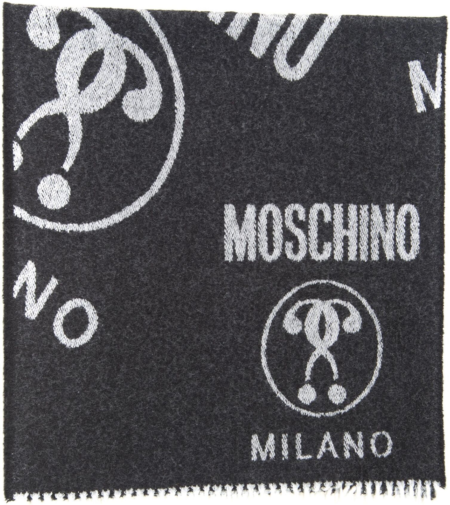 Moschino Sciarpa fantasia Nero Uomo UNI