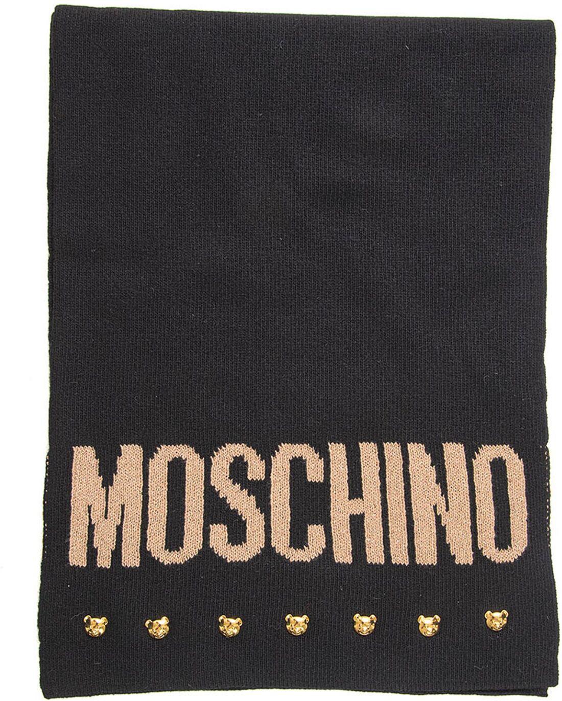 Moschino Sciarpa Nero Donna UNI