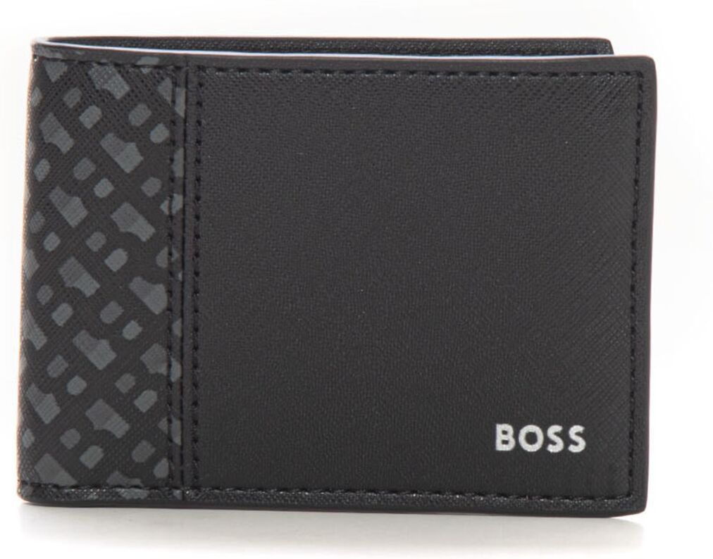 Boss Portafoglio piccolo in pelle ZAIR-S Nero Uomo UNI