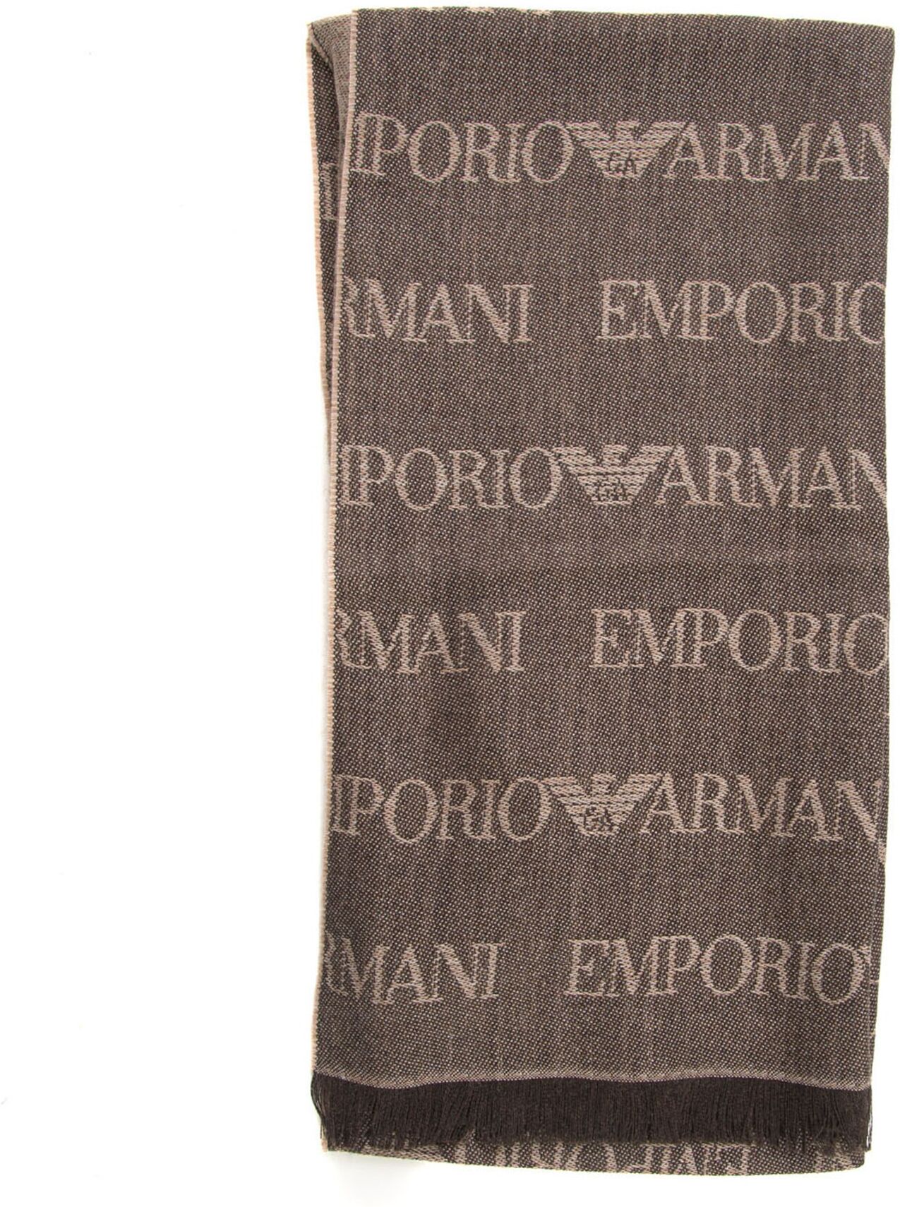 Giorgio Armani Sciarpa double-face Marrone Uomo UNI