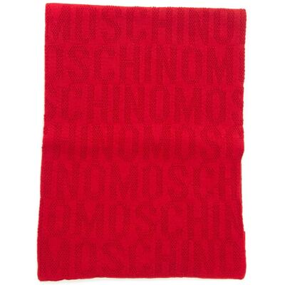 Moschino Sciarpa classica Rosso Donna UNI Moschino Sciarpa classica Rosso Donna UNI